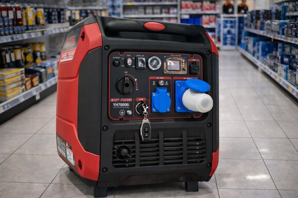 Інверторний генератор Газ/Бензин 6,8 кВт на пульті з автозапуском.