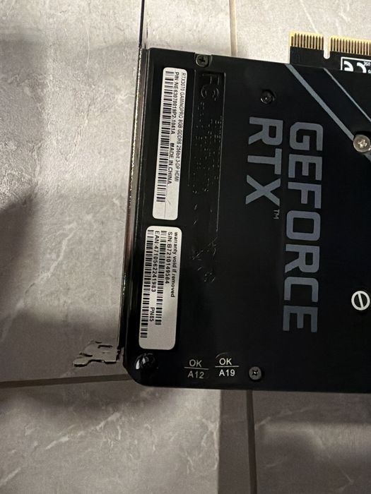 Продам відеокарту palit GeForce RTX 3070 GammingPro 8Gb GDDR6 (256bit)