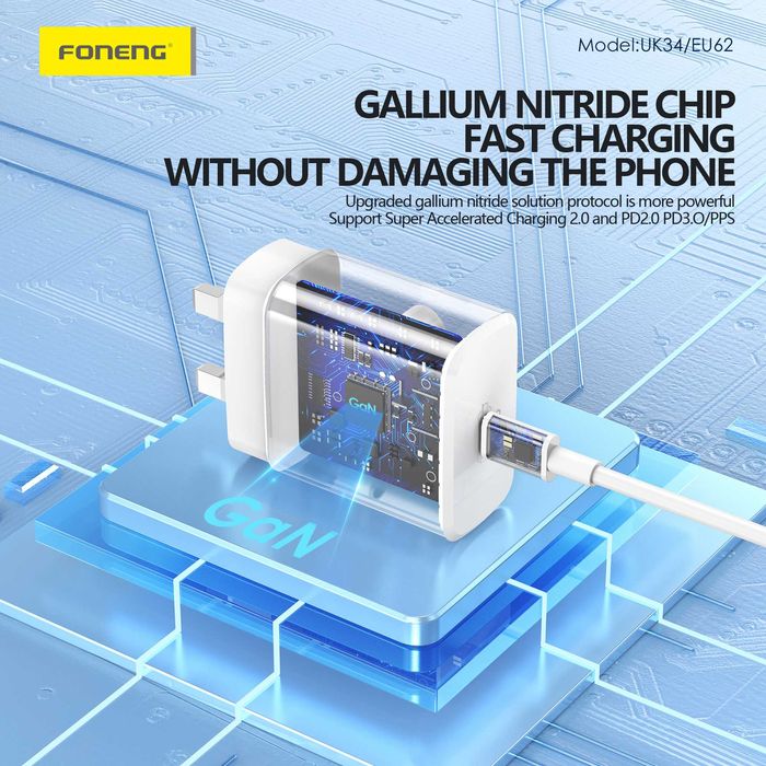 SZYBKA ŁADOWARKA 45W KOSTKA USB-C USB typ C - Telefon Samsung iPhone