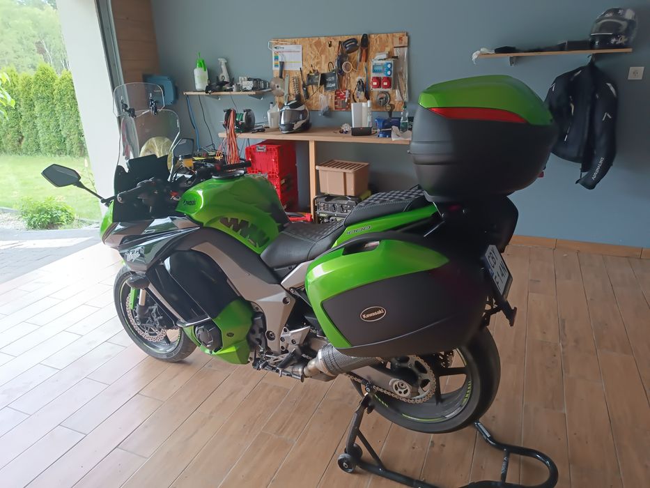 Kawasaki Z 1000 SX Kufry nawi GPS