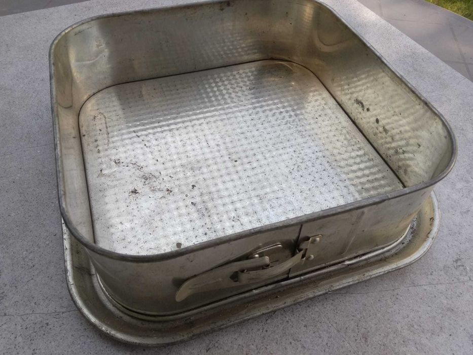 Blacha do ciasta tortu kwadrat 25 cm x 25 cm