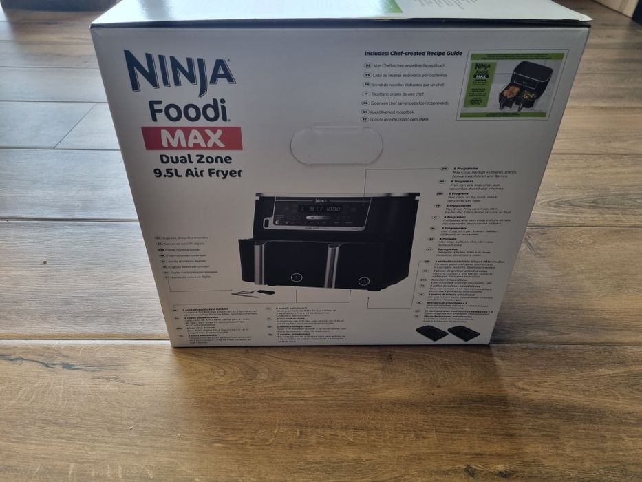 Air Fryer Ninja Foodi MAX Dual Zone AF451EU, sonda, frytkownica
