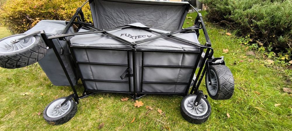 Wózek transportowo-plażowy marki FUXTEC. Oryginał