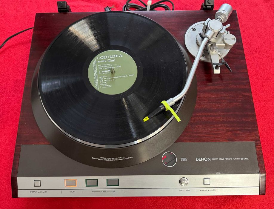 Gramofon DENON DP-70M napęd bezpośredni Direct Drive waga 15kg