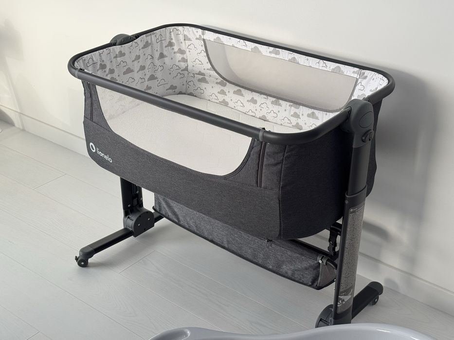 ŁÓŻECZKO LIONELO TIMON + Wanienka + Materac Stan Idealny Real Foto