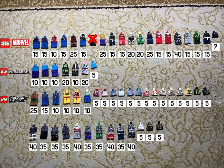 LEGO Minifigures || Части к ЛЕГО минифигуркам