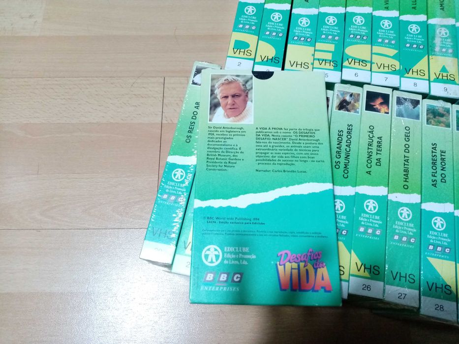 Colecção Completa "Desafios da Vida" (37 VHS) - Bom estado