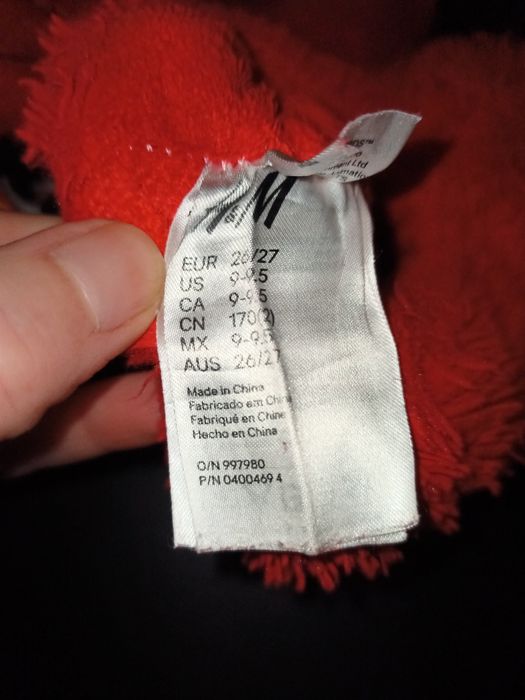 Pantufas de criança