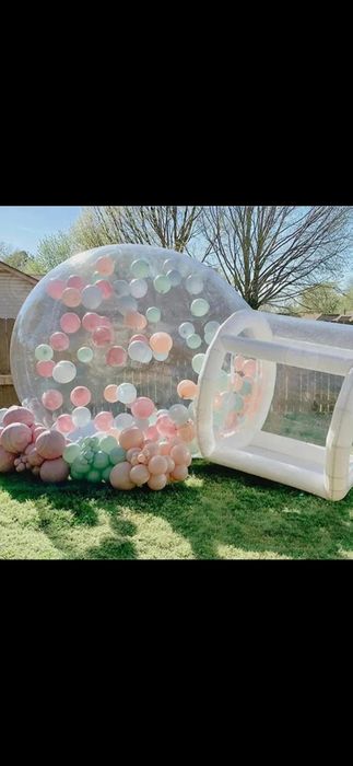 Bubble house dmuchaniec biały  dom dmuchany dmuchaniec