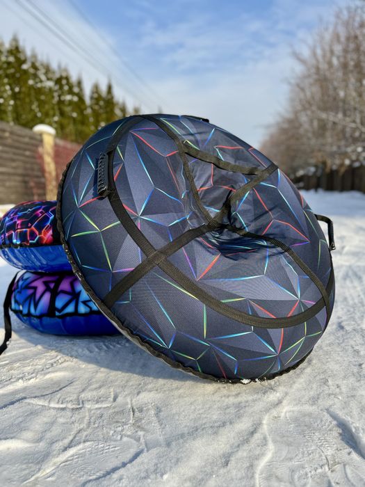 Ватрушка 100 см для катання • Тюбінг з камерою "Мерседес"