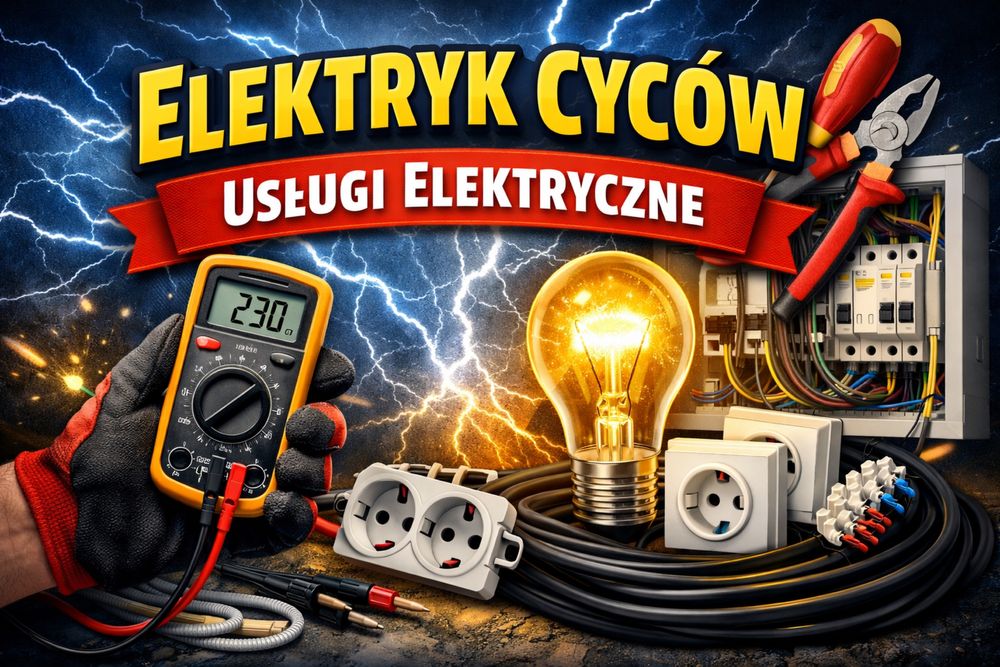Elektryk Cyców – usługi elektryczne