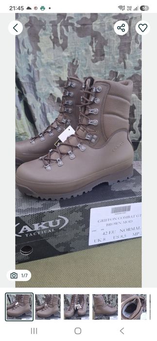 Buty taktyczne bojowe Aku Griffon Goretex r 42