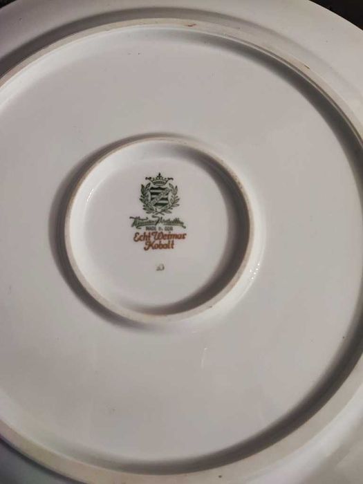 Patera półmisek Weimar Turyngia kobalt