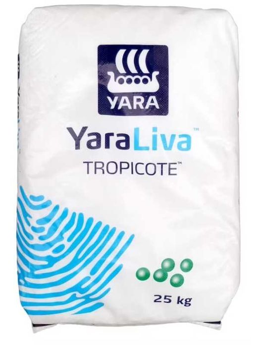 Saletra wapniowa YaraLiva Tropicote 25kg Yara - nawóz granulowany, yara Tropicote worek 25kg z dostawą do domu