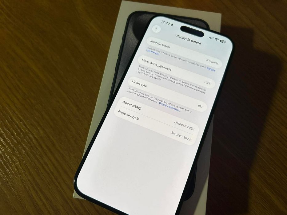 Iphone 15 pro max 256GB Blue titanium