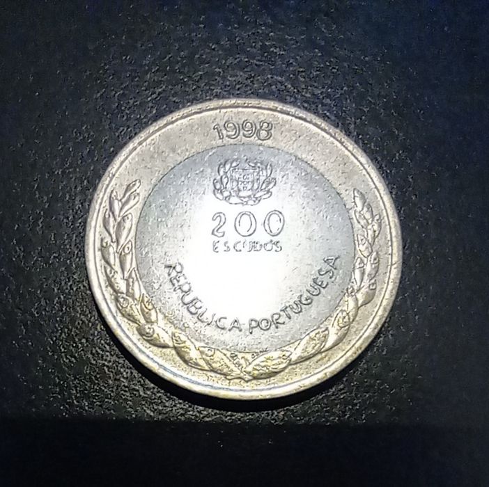 Moeda 200 escudos 1998 Expo'98 (peixe)