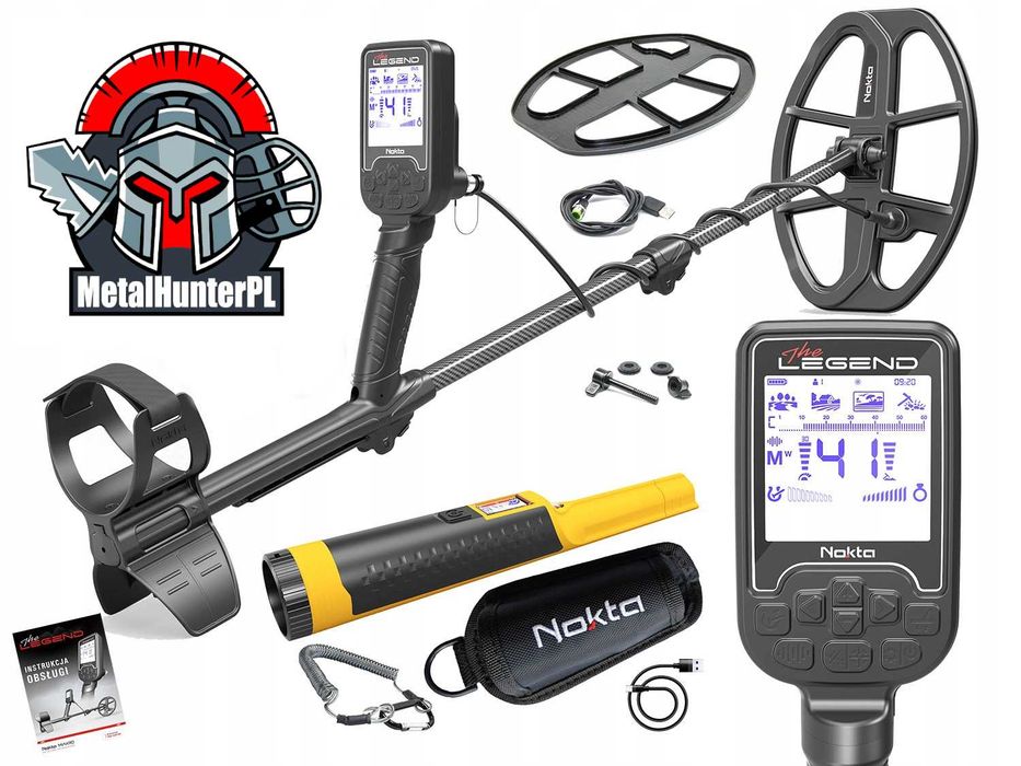 Wykrywacz metali Nokta The Legend LG30 12" DD + Accupoint