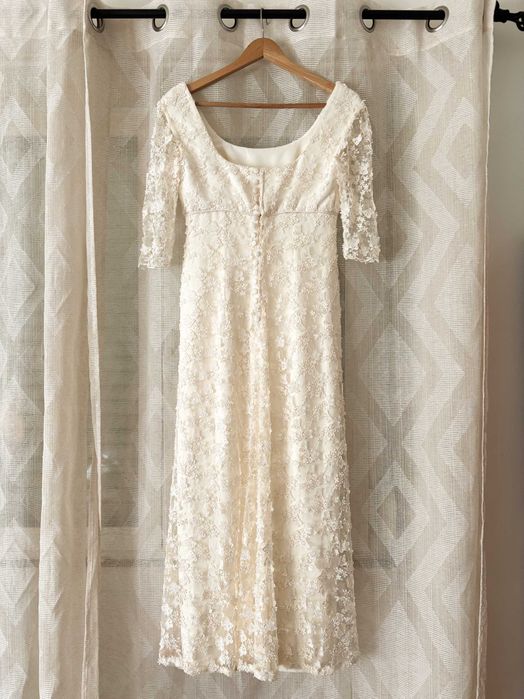 Vestido de Noiva em Renda Chantilly