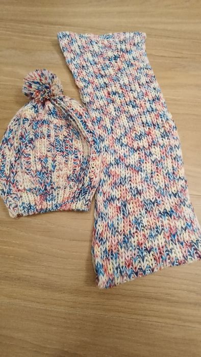 Czapka + komin zimowy 146/152