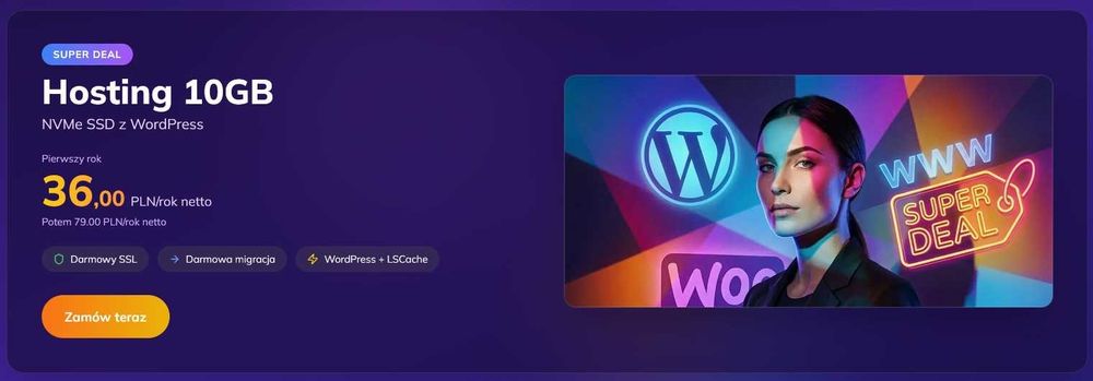 Strona www, Hosting, Domena, Serwer w Chmurze, Aplikacja Webowa/Moblina/Desktopowa