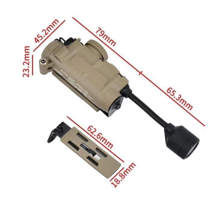 Тактичний ліхтар WADSN Sidewinder WD05001 з 5LED та IFF маячком