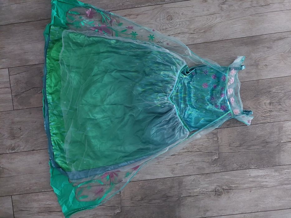 Strój karnawałowy Elsa Kraina lodu Gorączka Lodu r. 122/128