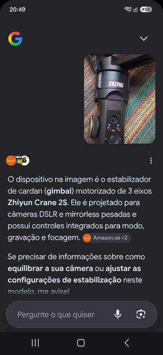 Suporte de câmara fotográfica