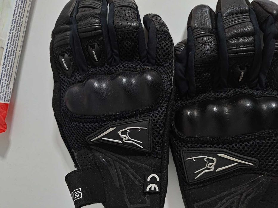 Шкіряні мотоперчатки Bering — з жорстким захистом, XL (10)