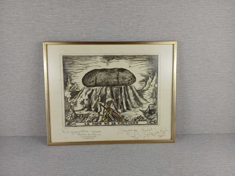 Obraz Lech Rzewuski Miedzioryt 16/300 Oryginał