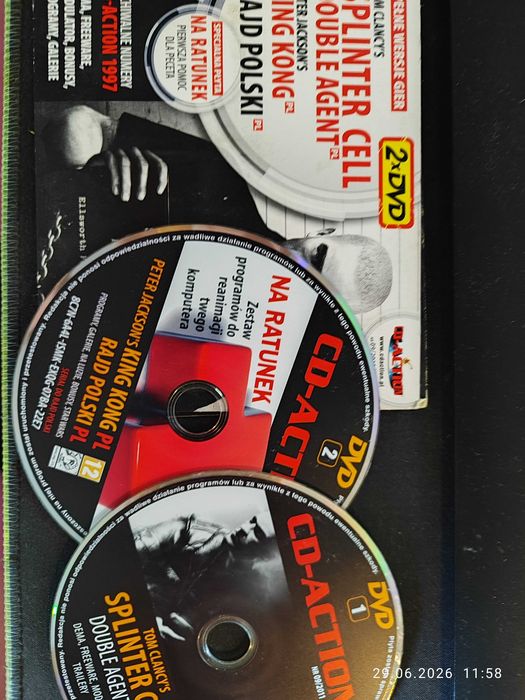 Splinter Cell Double Agent + King Kong + Rajd Polski PC PL