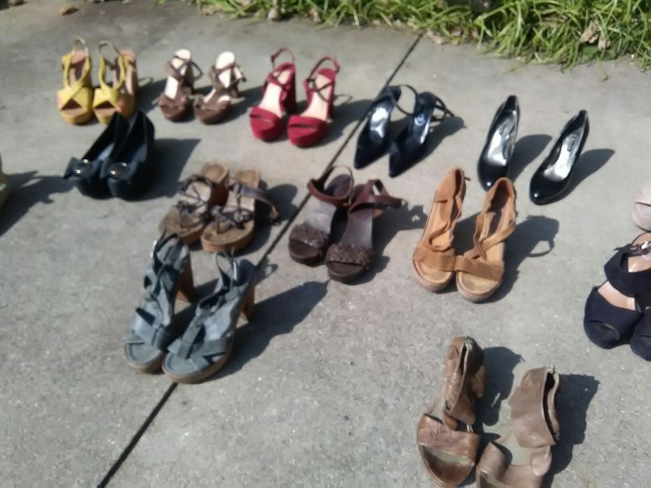 Calçado senhora 35 ,36, 37, 38, c nov vend troc o conjunt ou separado