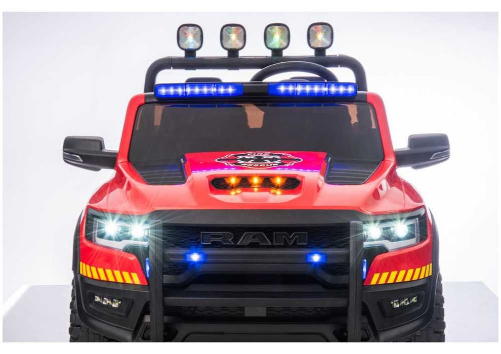 Pojazd Elektryczny dla Dzieci - RAM Straż Pożarna 4×4 XL