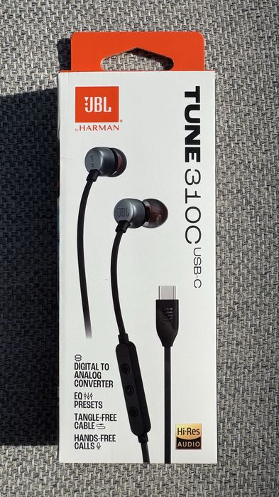 Sluchawki JBL Tune 310C usb c nowe