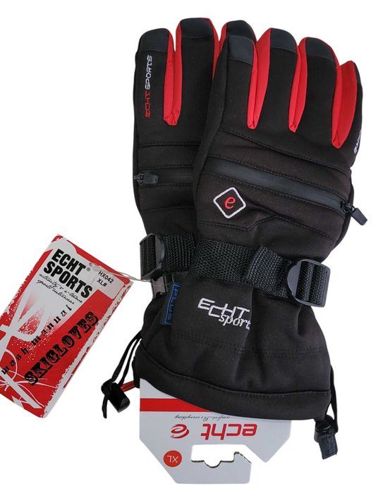 Rękawiczki Narciarskie Damskie Zimowe XL Rękawice Ocieplane Wodoodporn
