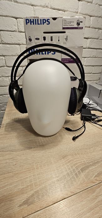 Retro słuchawki bezprzewodowe na podczerwień Philips  SHC2000