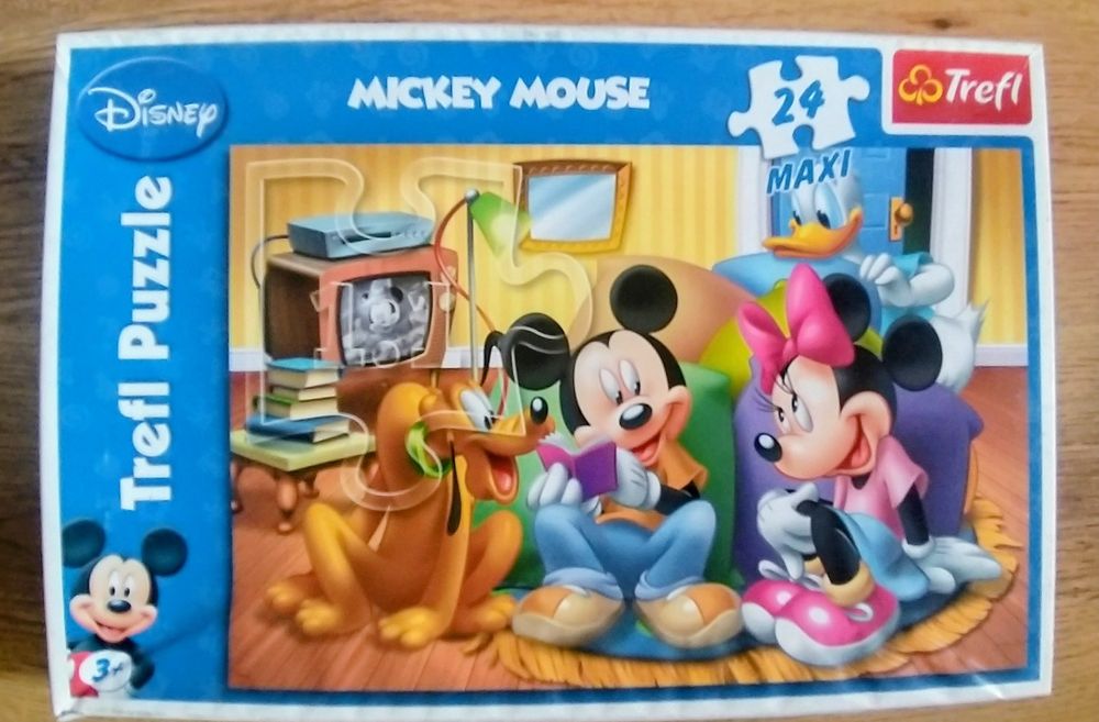 DUŻE Puzzle TREFL 24 duże, Psi Patrol, Świnka Pępka, Myszka Miki
