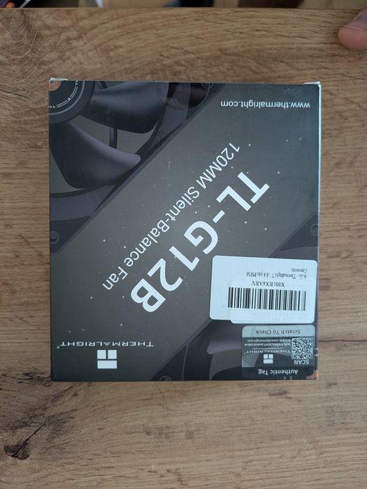 Ventoinha PC Thermalright TL-G12B 120mm (4-Pin PWM) - na Caixa