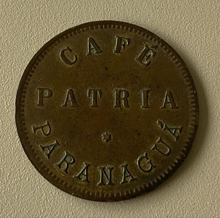 Ficha 1790 - Brasil “ Café Patria” Paranaguá
