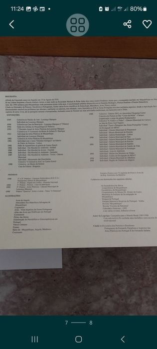 Pintura do primeiro auto retrato de Alfredo da Conceição