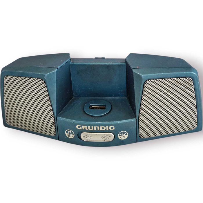 Base Som Portátil GRUNDIG DS 500 G.DP 92para iPod/MP3– Colunas Estéreo
