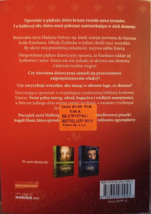 Estera Królewskie Piękno " Angela Hunt