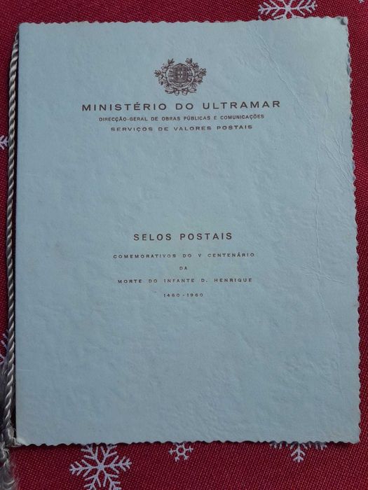 Coleção de selos 5º Centenário da Morte do Infante D. Henrique (1960)