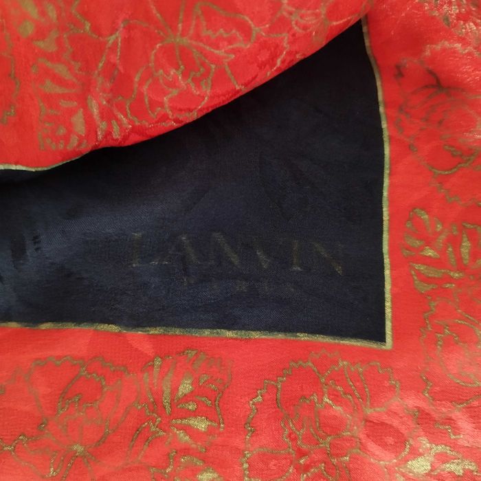 Lanvin шовкова хустка з квітами