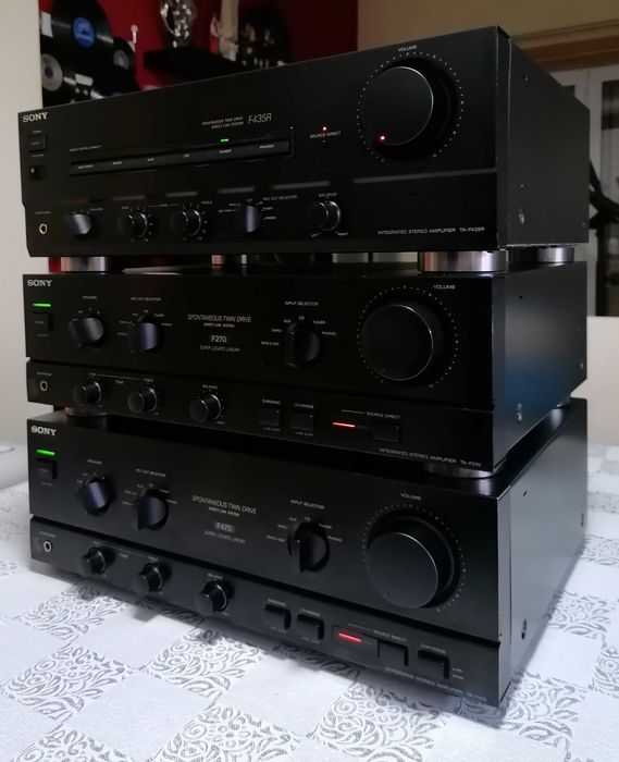 Amplificadores da Sony TA-F470 + TA-F435R+ TA-F270 Em Excelente Estado