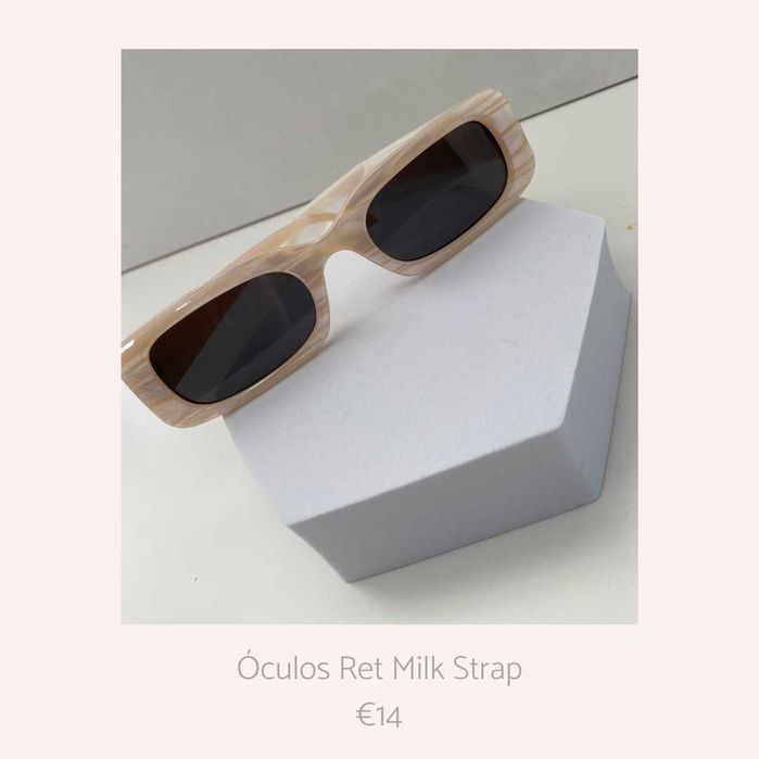 Oculos de Sol CatEye Bege Variados