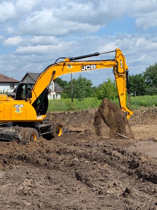 Оренда екскаватора повноповоротного колісного JCB 175 від 800 грн/год