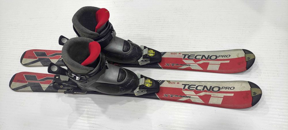 narty dla dzieci do nauki carvingowe Tecno Pro 90cm + buty r.29/18,5cm