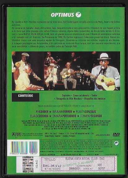 Wim Wenders. Buena Vista Social Club.