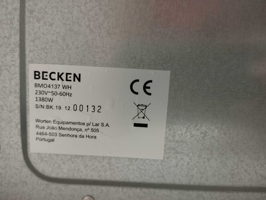 Forno elétrico branco