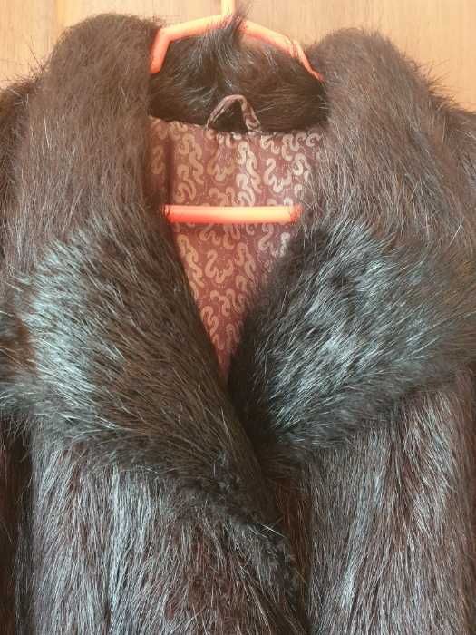 Futro z nutrii brązowe